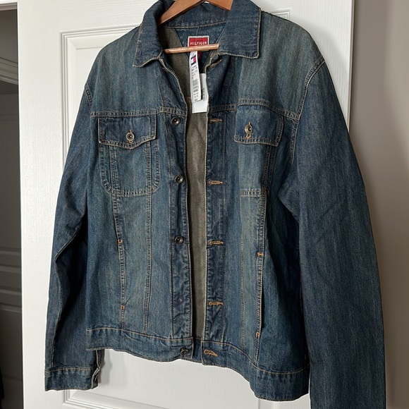 Brand New (with tags) Tommy Hilfiger XL jean jacket - Picture 2 of 5